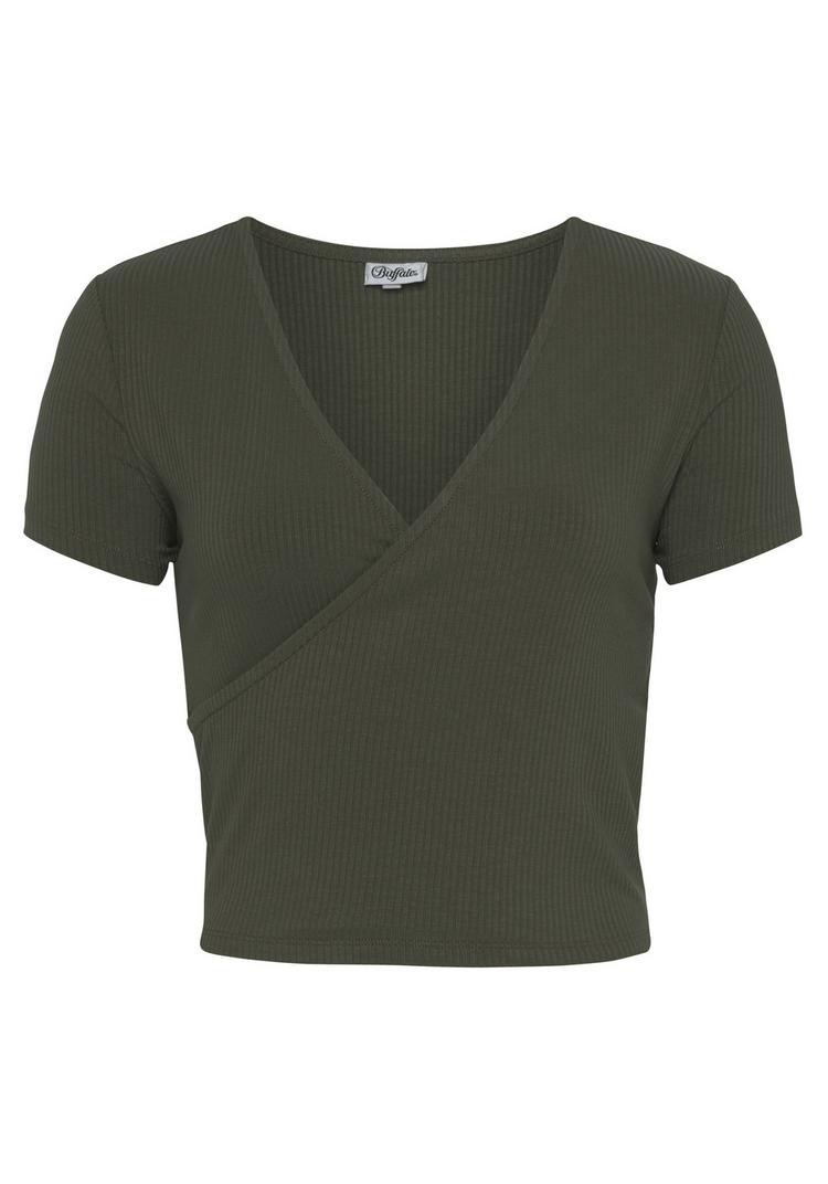 Buffalo Buffalo Kurzarmshirt T-Shirt Damen - khaki - 0 | SportScheck