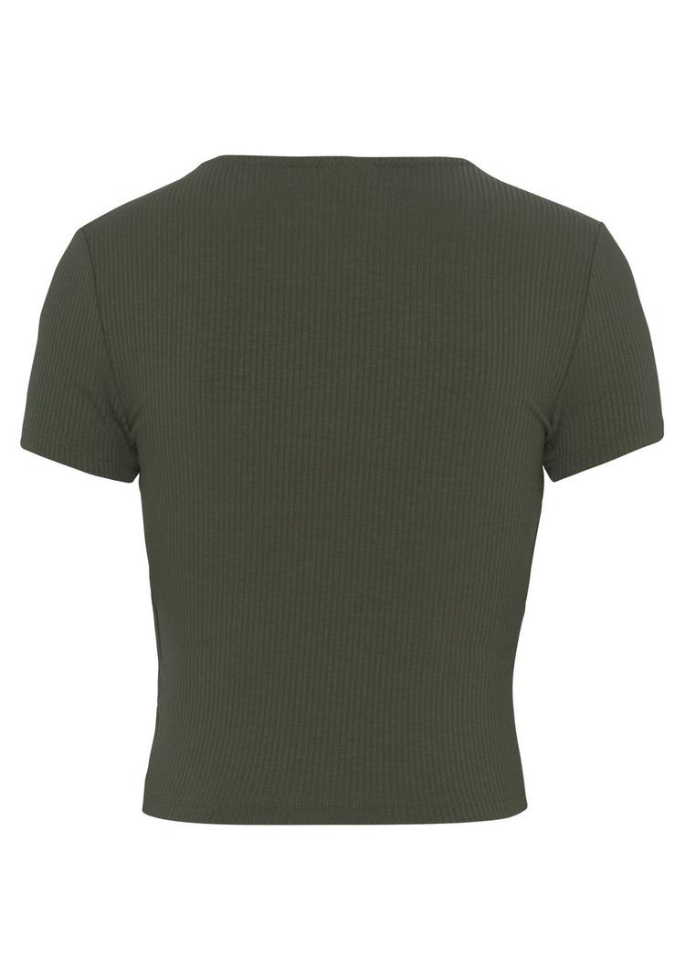 Buffalo Buffalo Kurzarmshirt T-Shirt Damen - khaki - 0 | SportScheck