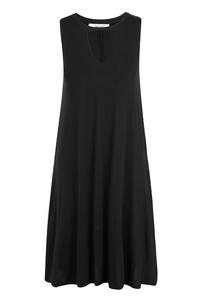 BEACH TIME Strandkleid Tr&auml;gerkleid Damen - schwarz