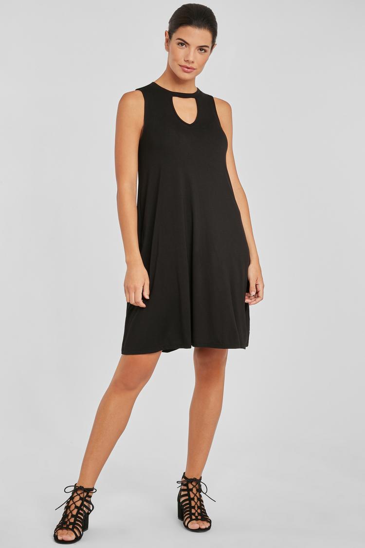 BEACH TIME BEACH TIME Strandkleid Tr&auml;gerkleid Damen - schwarz - 0 | SportScheck