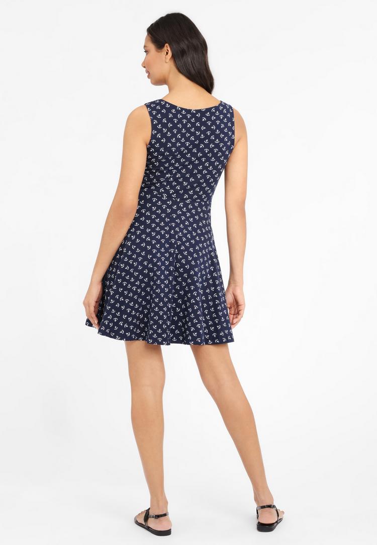 BEACH TIME BEACH TIME Strandkleid Tr&auml;gerkleid Damen - marine-wei&szlig; - 2 | SportScheck