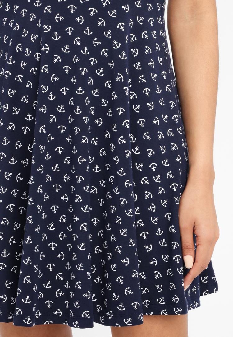 BEACH TIME BEACH TIME Strandkleid Tr&auml;gerkleid Damen - marine-wei&szlig; - 1 | SportScheck