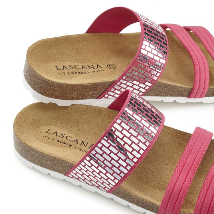 Lascana Lascana Pantolette Sandalen Damen - pink - 3 | SportScheck