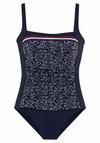 Lascana Badeanzug Badeanzug Damen - marine-bedruckt