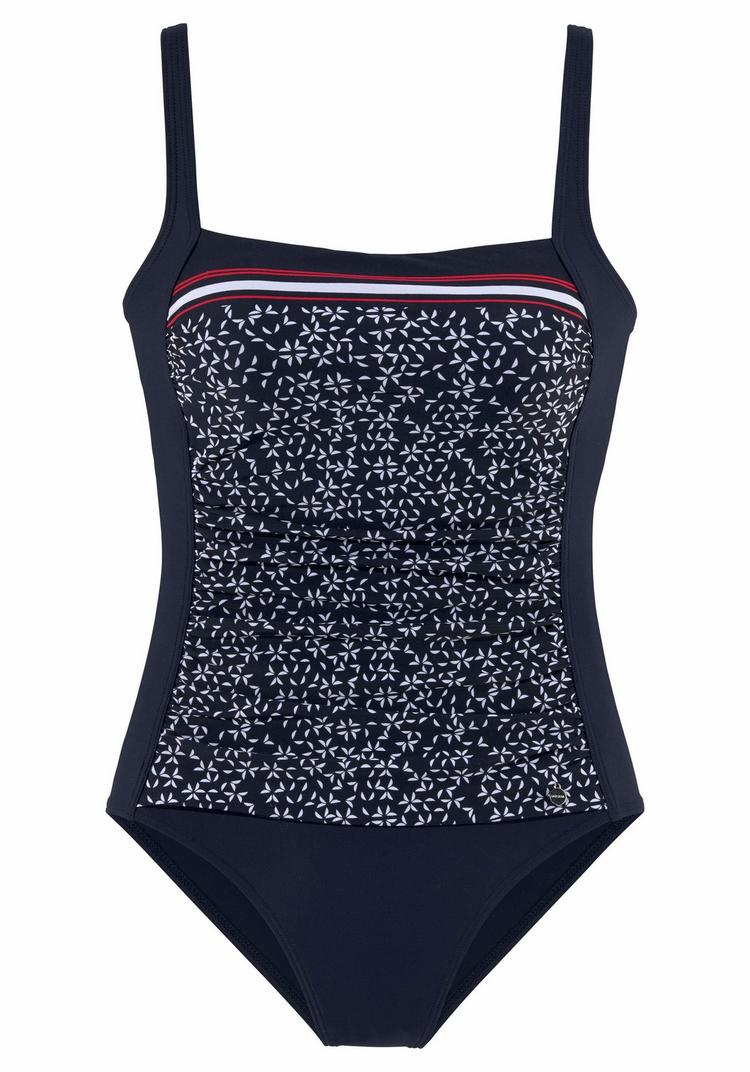 Lascana Lascana Badeanzug Badeanzug Damen - marine-bedruckt - 0 | SportScheck