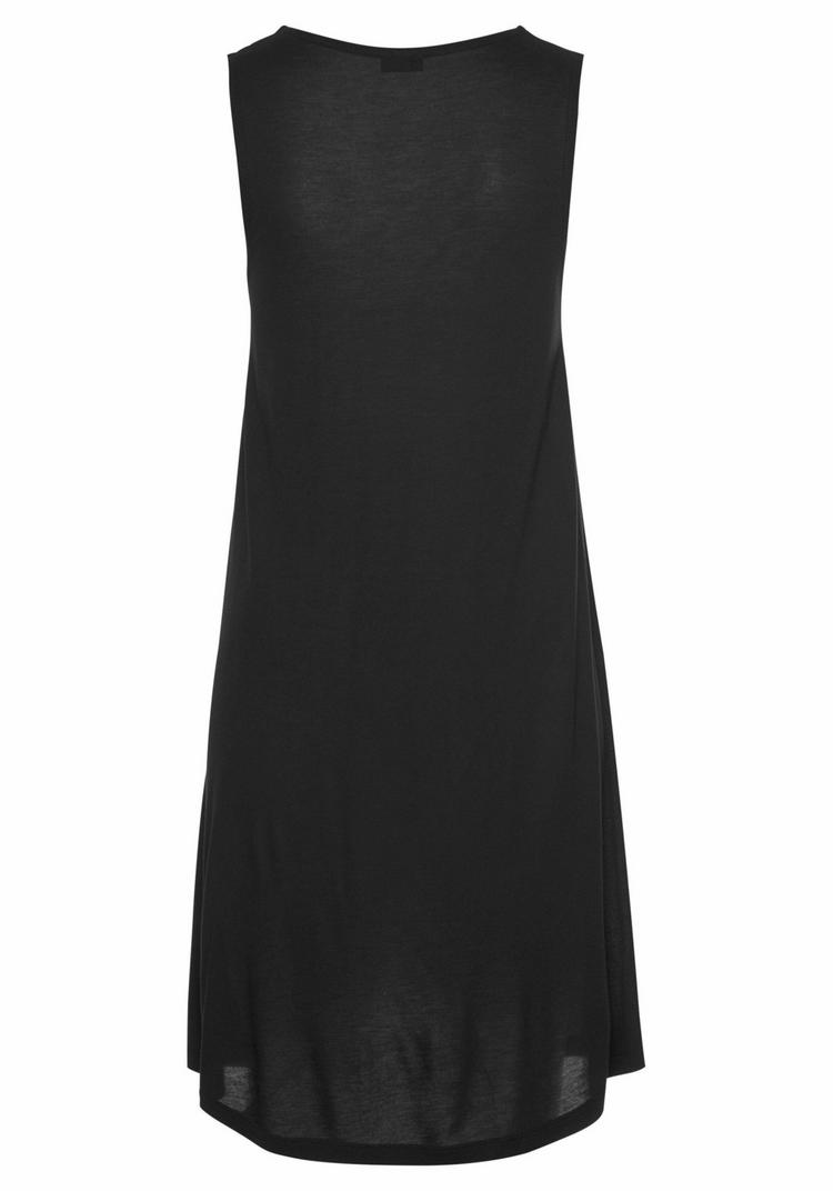 Lascana Lascana Strandkleid Tr&auml;gerkleid Damen - schwarz - 0 | SportScheck