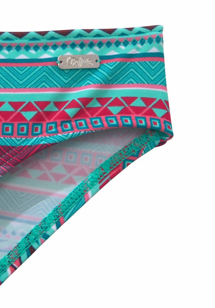 Buffalo Buffalo Triangel-Bikini Bikini Set Damen - t&uuml;rkis-gestreift - 0 | SportScheck