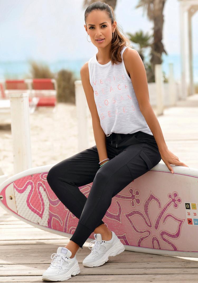 VENICE BEACH VENICE BEACH Jogginghose Sweathose Damen - schwarz - 1 | SportScheck