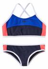 KangaROOS Bustier-Bikini Bikini Set Damen - marine-hummer