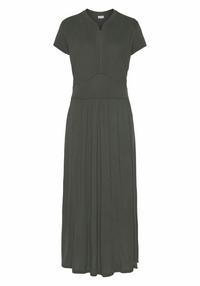 Lascana Midikleid Kleid Damen - dunkelgr&uuml;n
