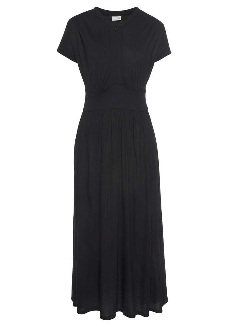 Lascana Lascana Midikleid Kleid Damen - dunkelgr&uuml;n - 0 | SportScheck