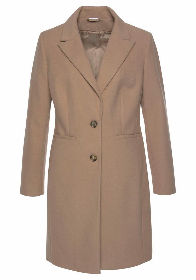 Lascana Lascana Kurzmantel Trenchcoat Damen - camelfarben - 0 | SportScheck