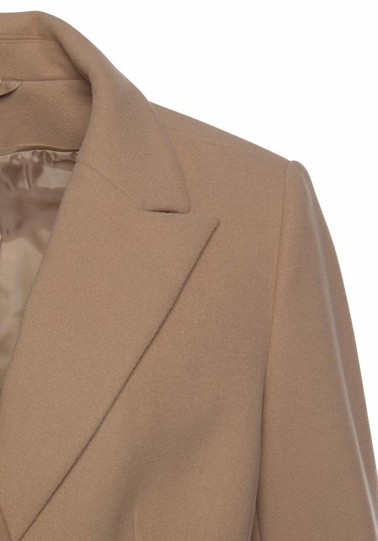 Lascana Lascana Kurzmantel Trenchcoat Damen - camelfarben - 0 | SportScheck