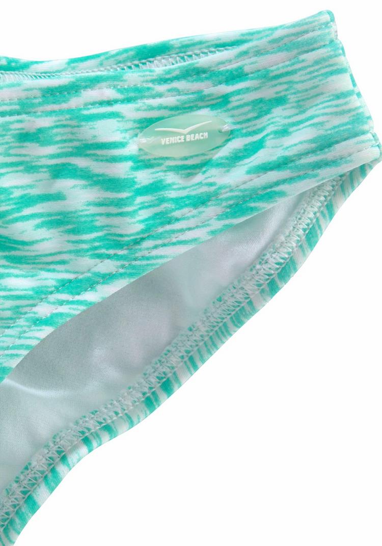 VENICE BEACH VENICE BEACH Bandeau-Bikini Bikini Set Damen - mint-wei&szlig; - 0 | SportScheck