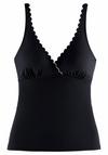 Lascana B&uuml;gel-Tankini-Top Bikini Oberteil Damen - schwarz-wei&szlig;