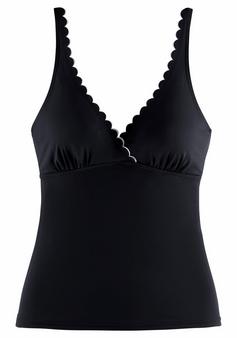 Lascana Bügel-Tankini-Top Tankini Oberteil Damen schwarz-weiß