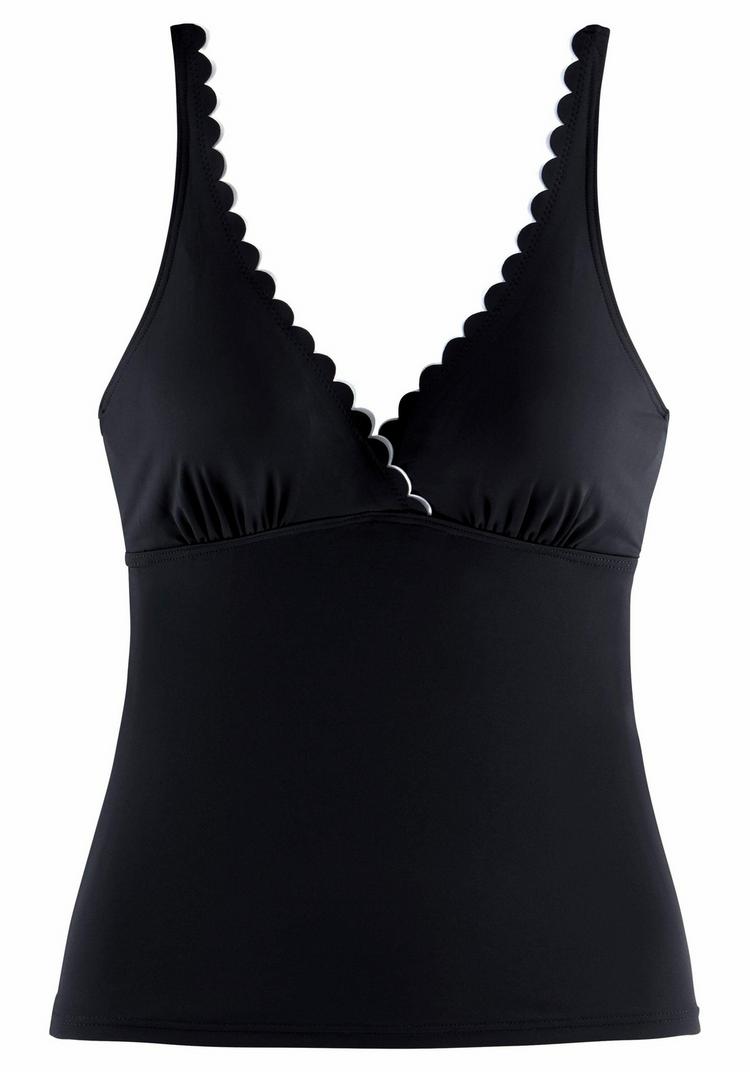 Lascana Lascana B&uuml;gel-Tankini-Top Bikini Oberteil Damen - schwarz-wei&szlig; - 0 | SportScheck