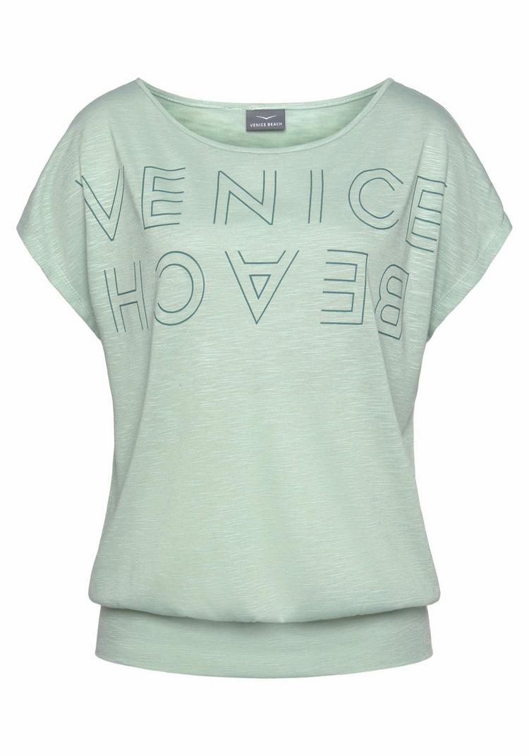 VENICE BEACH VENICE BEACH Rundhalsshirt T-Shirt Damen - mint - 0 | SportScheck