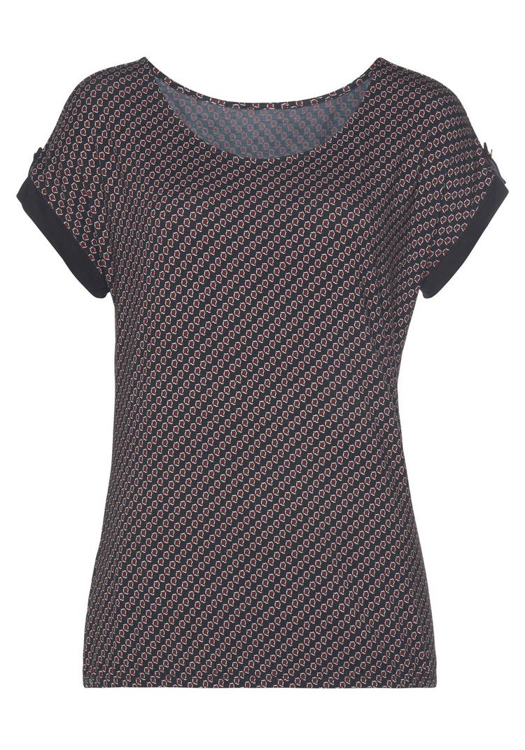 Vivance Vivance Kurzarmshirt T-Shirt Damen - navy - 0 | SportScheck