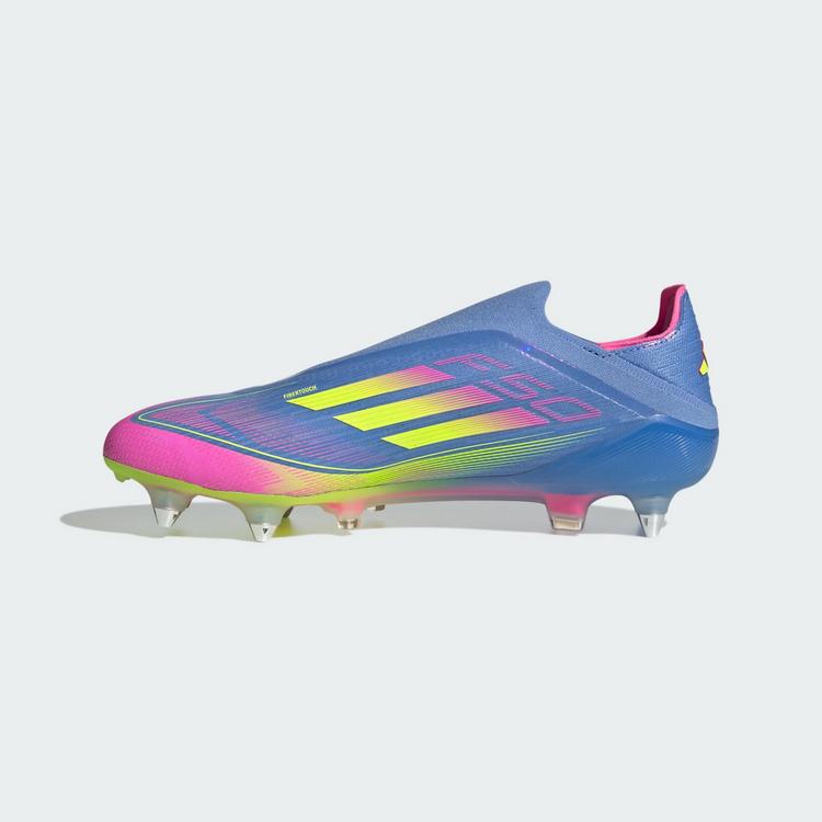 adidas adidas F50 Elite Laceless SG Fu&szlig;ballschuh Fu&szlig;ballschuhe - Blue Fusion / Lucid Lemon / Lucid Pink - 4 | SportScheck