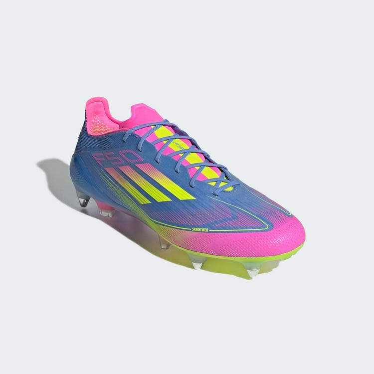 adidas adidas F50 Elite SG Fu&szlig;ballschuh Fu&szlig;ballschuhe - Blue Fusion / Lucid Lemon / Lucid Pink - 2 | SportScheck