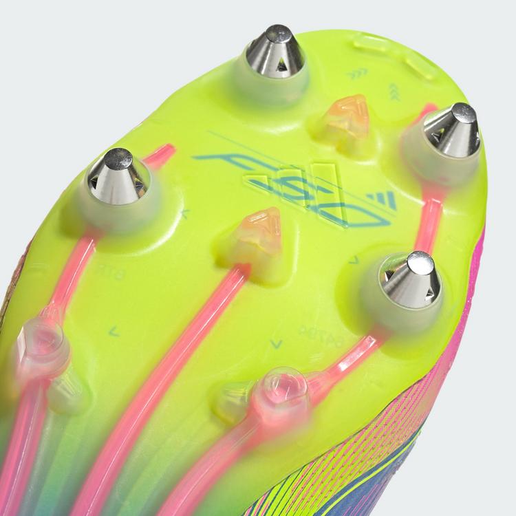 adidas adidas F50 Elite SG Fu&szlig;ballschuh Fu&szlig;ballschuhe - Blue Fusion / Lucid Lemon / Lucid Pink - 5 | SportScheck