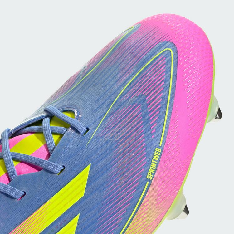 adidas adidas F50 Elite SG Fu&szlig;ballschuh Fu&szlig;ballschuhe - Blue Fusion / Lucid Lemon / Lucid Pink - 6 | SportScheck
