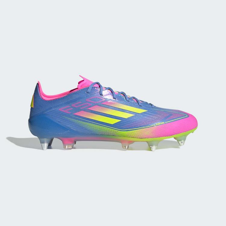 adidas adidas F50 Elite SG Fu&szlig;ballschuh Fu&szlig;ballschuhe - Blue Fusion / Lucid Lemon / Lucid Pink - 7 | SportScheck