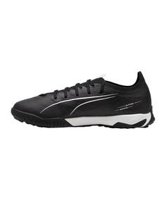 Rückansicht von PUMA ULTRA 5 Match TF Lights Out Fußballschuhe schwarzweiss