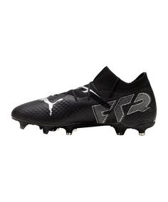 Rückansicht von PUMA FG/AG Fußballschuhe schwarzsilber