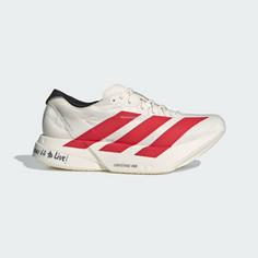 adidas Adizero Adios Pro 4 Laufschuh Laufschuhe Damen Off White / Better Scarlet / Core Black