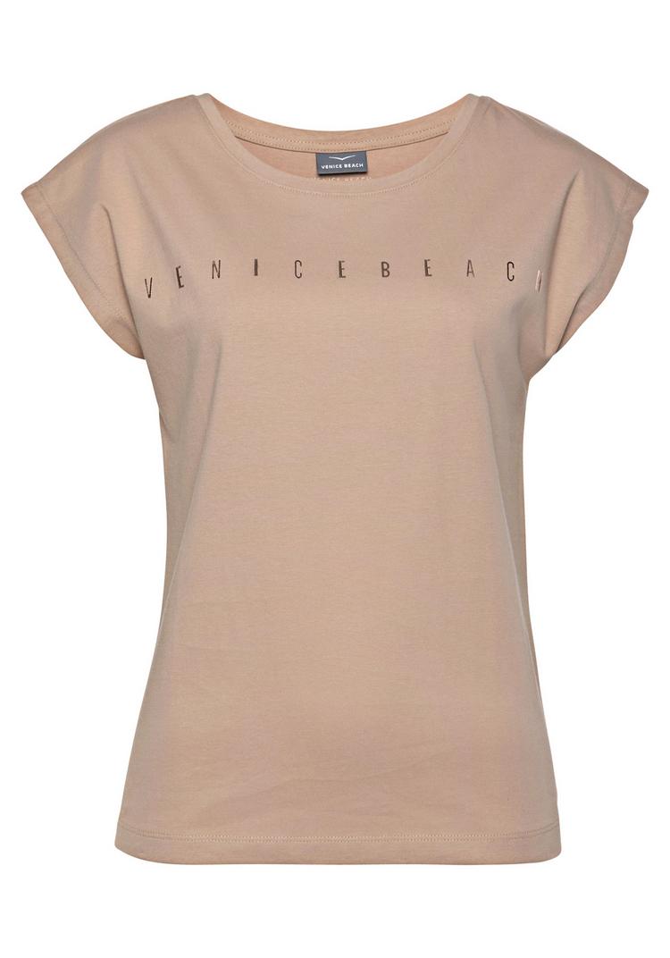 VENICE BEACH VENICE BEACH Kurzarmshirt T-Shirt Damen - toffee - 1 | SportScheck