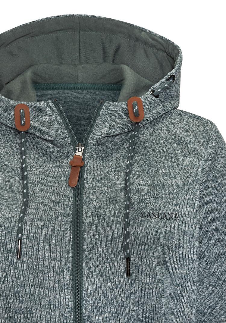 Lascana Lascana Fleecejacke Fleecejacke Damen - petrol - 0 | SportScheck