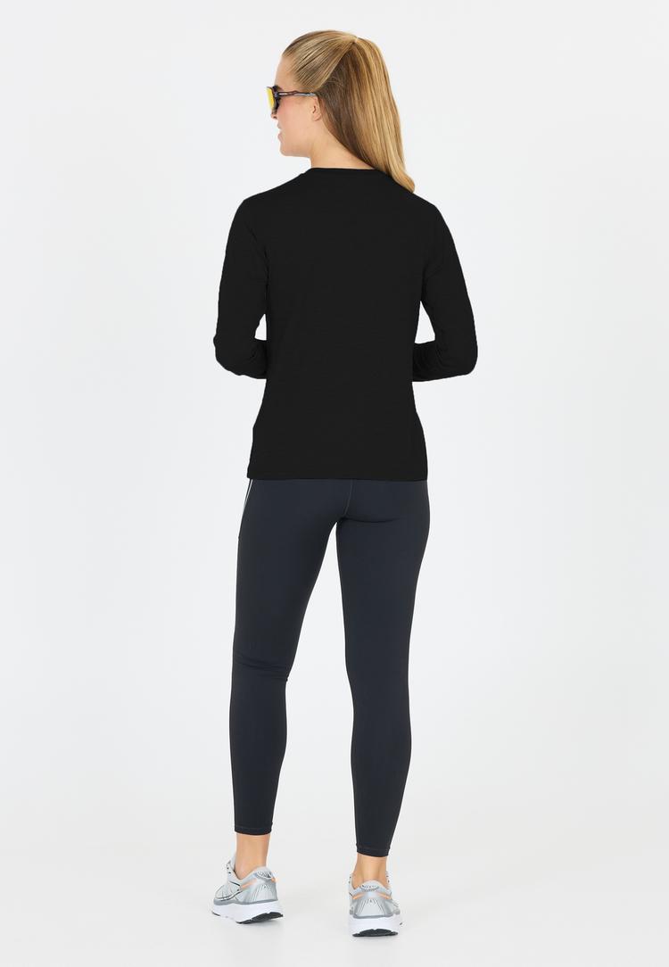 Endurance Endurance Alvaly Langarmshirt Damen - 1111 Black Melange - 3 | SportScheck
