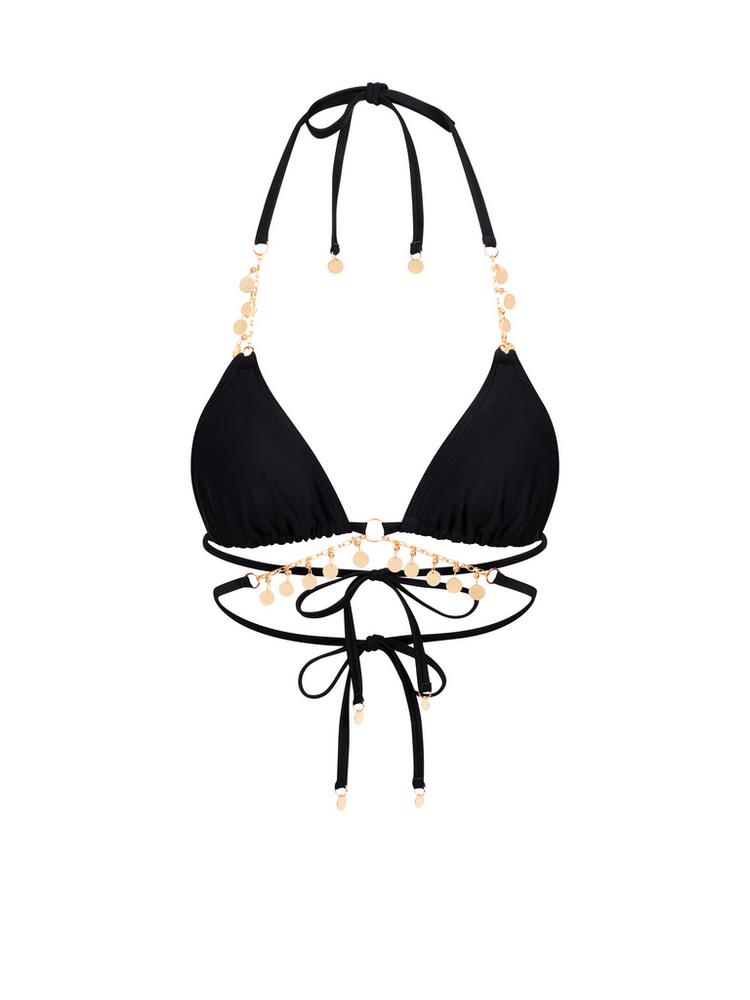 Moda Minx Moda Minx Valentina Coin Bikini Oberteil Damen - Black - 0 | SportScheck