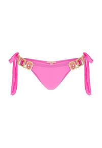 Moda Minx Boujee Tie Side Brazilian Bikini Bottom Bikini Hose Damen - Barbie Pink