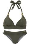 Lascana Triangel-Bikini Bikini Set Damen - olive