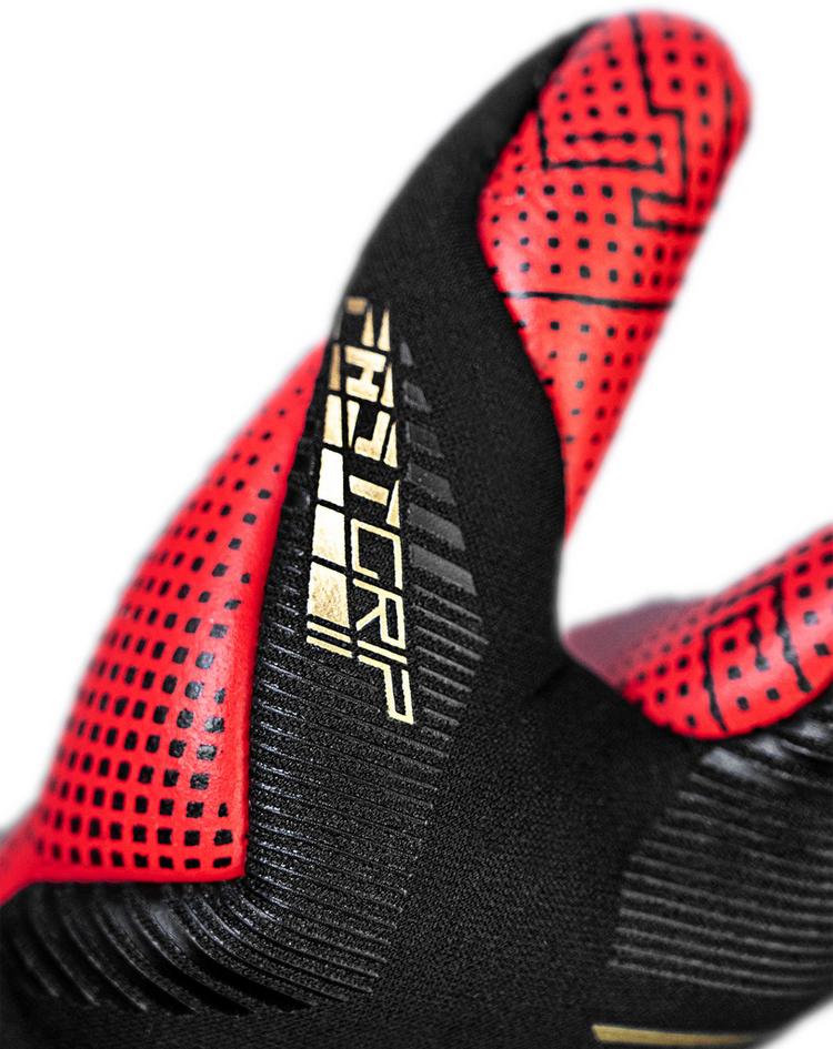 Reusch Reusch Fastgrip Gold X GluePrint Torwarthandschuhe - 7075 blck/gold/firy red - 4 | SportScheck