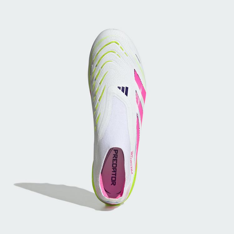 adidas adidas Predator Elite Laceless AG Fu&szlig;ballschuh Fu&szlig;ballschuhe - Cloud White / Lucid Pink / Lucid Lemon - 0 | SportScheck