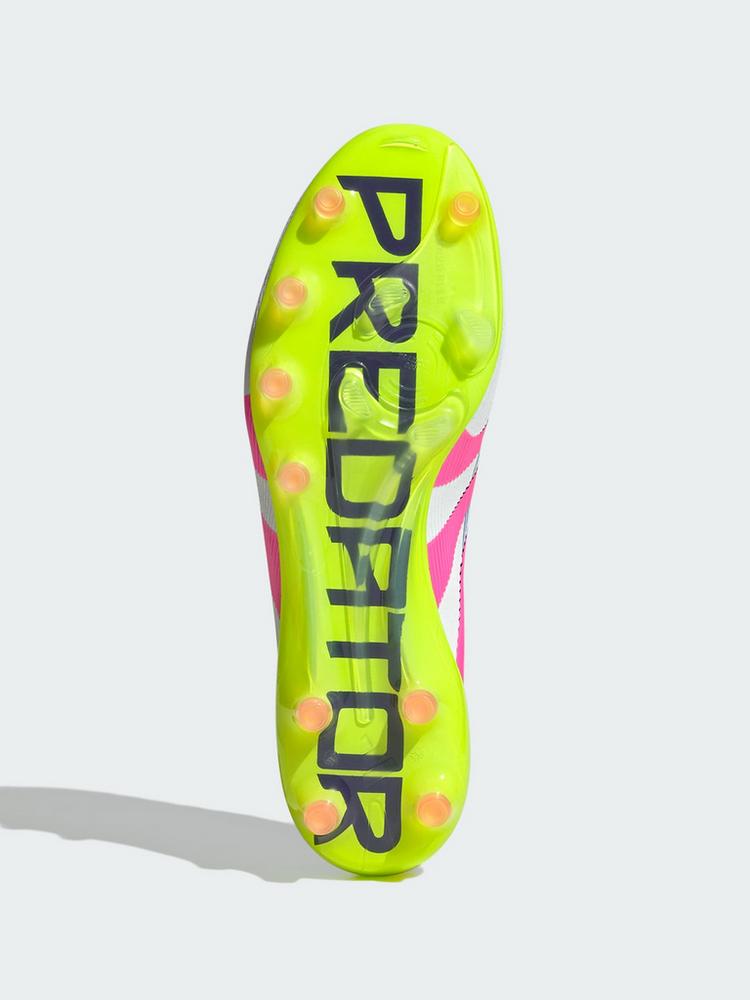 adidas adidas Predator Elite Laceless AG Fu&szlig;ballschuh Fu&szlig;ballschuhe - Cloud White / Lucid Pink / Lucid Lemon - 1 | SportScheck