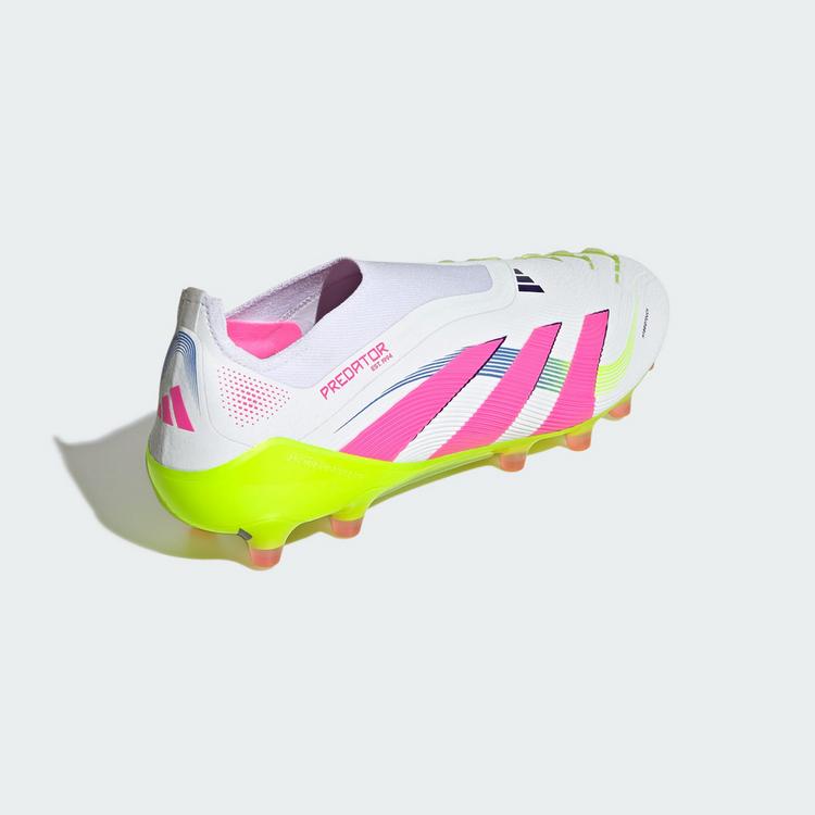 adidas adidas Predator Elite Laceless AG Fu&szlig;ballschuh Fu&szlig;ballschuhe - Cloud White / Lucid Pink / Lucid Lemon - 3 | SportScheck