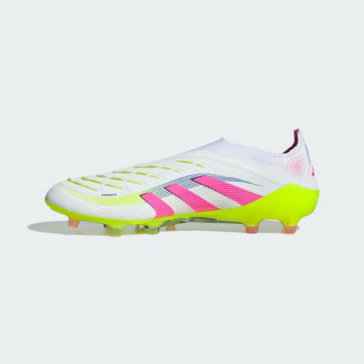 adidas adidas Predator Elite Laceless AG Fu&szlig;ballschuh Fu&szlig;ballschuhe - Cloud White / Lucid Pink / Lucid Lemon - 4 | SportScheck