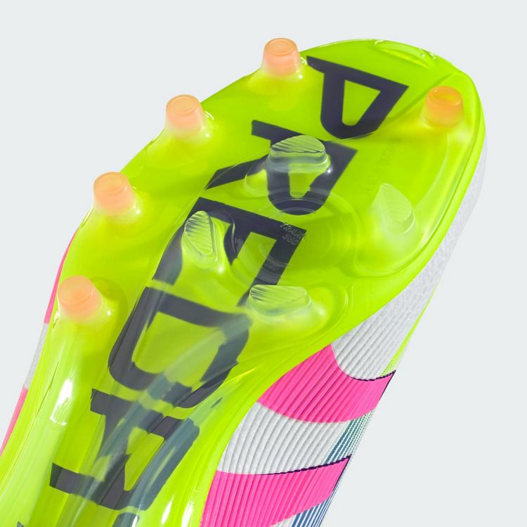 adidas adidas Predator Elite Laceless AG Fu&szlig;ballschuh Fu&szlig;ballschuhe - Cloud White / Lucid Pink / Lucid Lemon - 5 | SportScheck