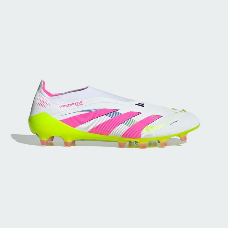 adidas adidas Predator Elite Laceless AG Fu&szlig;ballschuh Fu&szlig;ballschuhe - Cloud White / Lucid Pink / Lucid Lemon - 7 | SportScheck