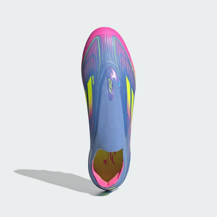 adidas adidas F50 Elite Laceless AG Fu&szlig;ballschuh Fu&szlig;ballschuhe - Blue Fusion / Lucid Lemon / Lucid Pink - 0 | SportScheck