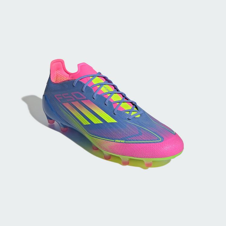 adidas adidas F50 Elite AG Fu&szlig;ballschuh Fu&szlig;ballschuhe - Blue Fusion / Lucid Lemon / Lucid Pink - 3 | SportScheck