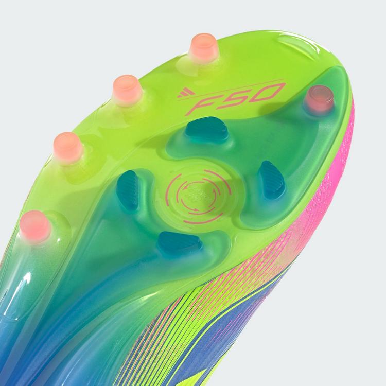 adidas adidas F50 Elite AG Fu&szlig;ballschuh Fu&szlig;ballschuhe - Blue Fusion / Lucid Lemon / Lucid Pink - 6 | SportScheck