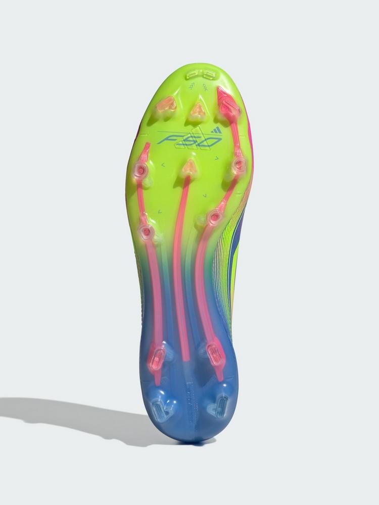 adidas adidas F50 Elite Laceless FG Fu&szlig;ballschuh Fu&szlig;ballschuhe Herren - Blue Fusion / Lucid Lemon / Lucid Pink - 1 | SportScheck