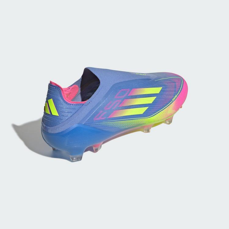 adidas adidas F50 Elite Laceless FG Fu&szlig;ballschuh Fu&szlig;ballschuhe Herren - Blue Fusion / Lucid Lemon / Lucid Pink - 3 | SportScheck