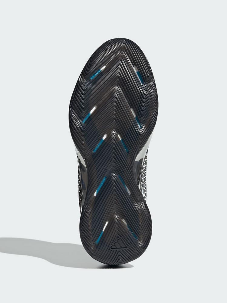 adidas adidas Anthony Edwards 1 Low Basketballschuh Basketballschuhe - Core Black / Silver Metallic / Core Black - 2 | SportScheck